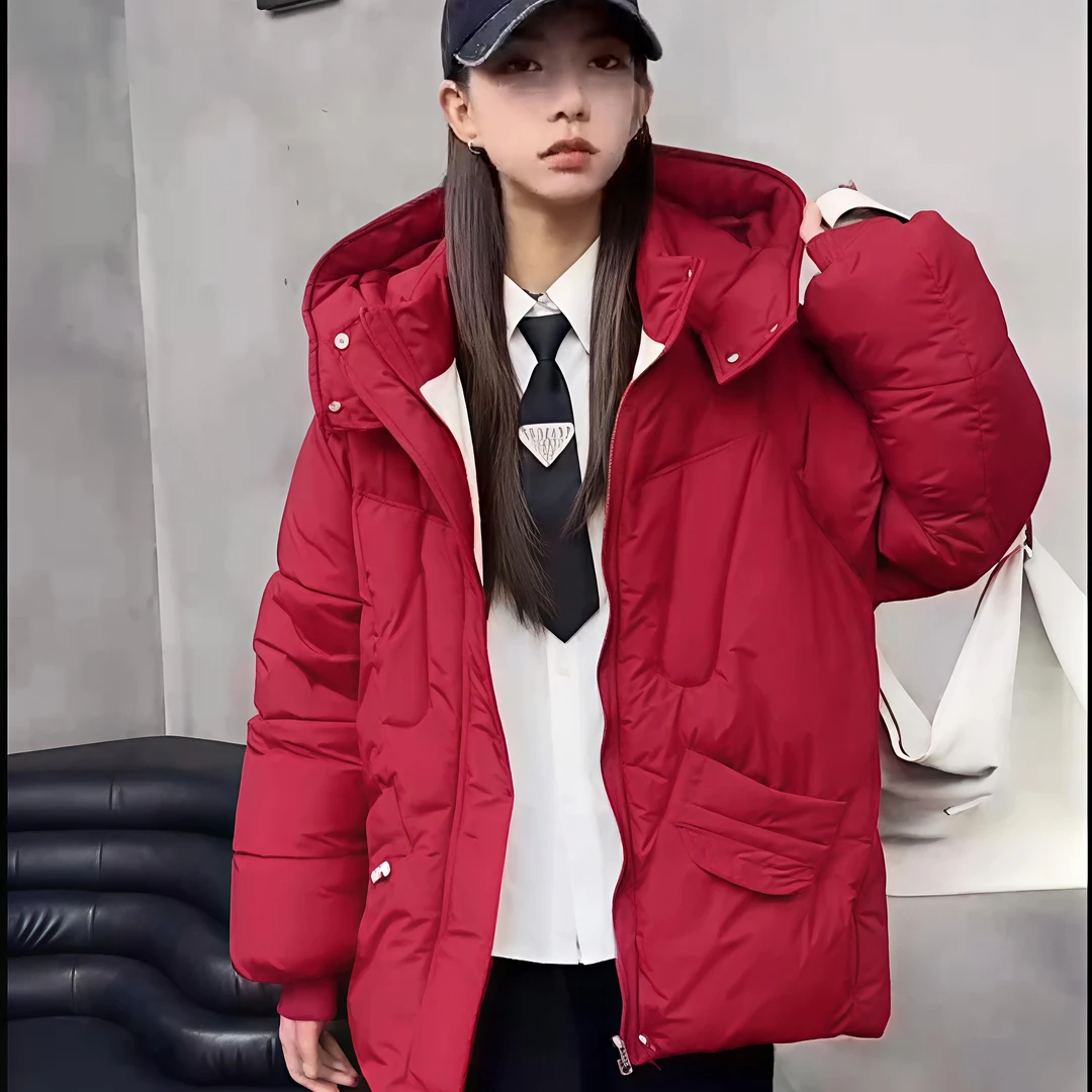 儿童大版青少年冬季加绒加厚棉衣(内里绒微染介意慎拍)以实物为准