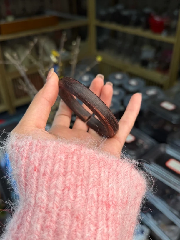 【定制手工制作】【黎族工艺】降真香手工制作手环 多样性发其一