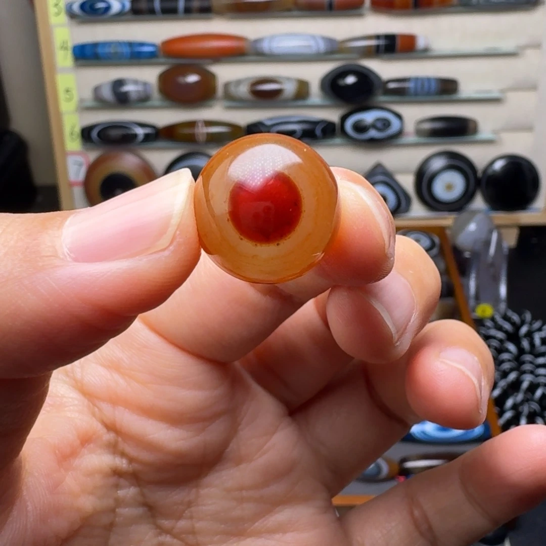 小***花玛瑙/玉髓颈饰未镶嵌