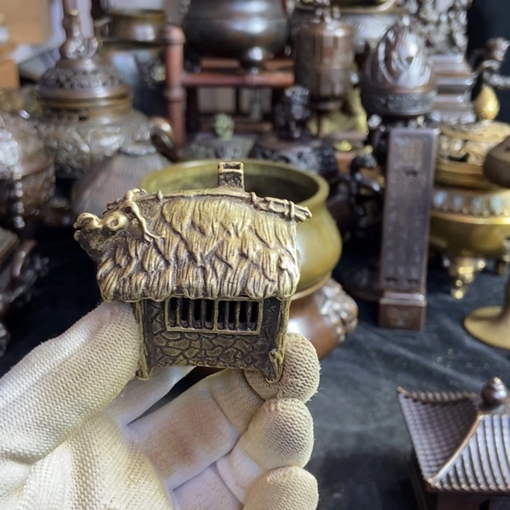 爱****长铜器工艺品摆件香炉摆件