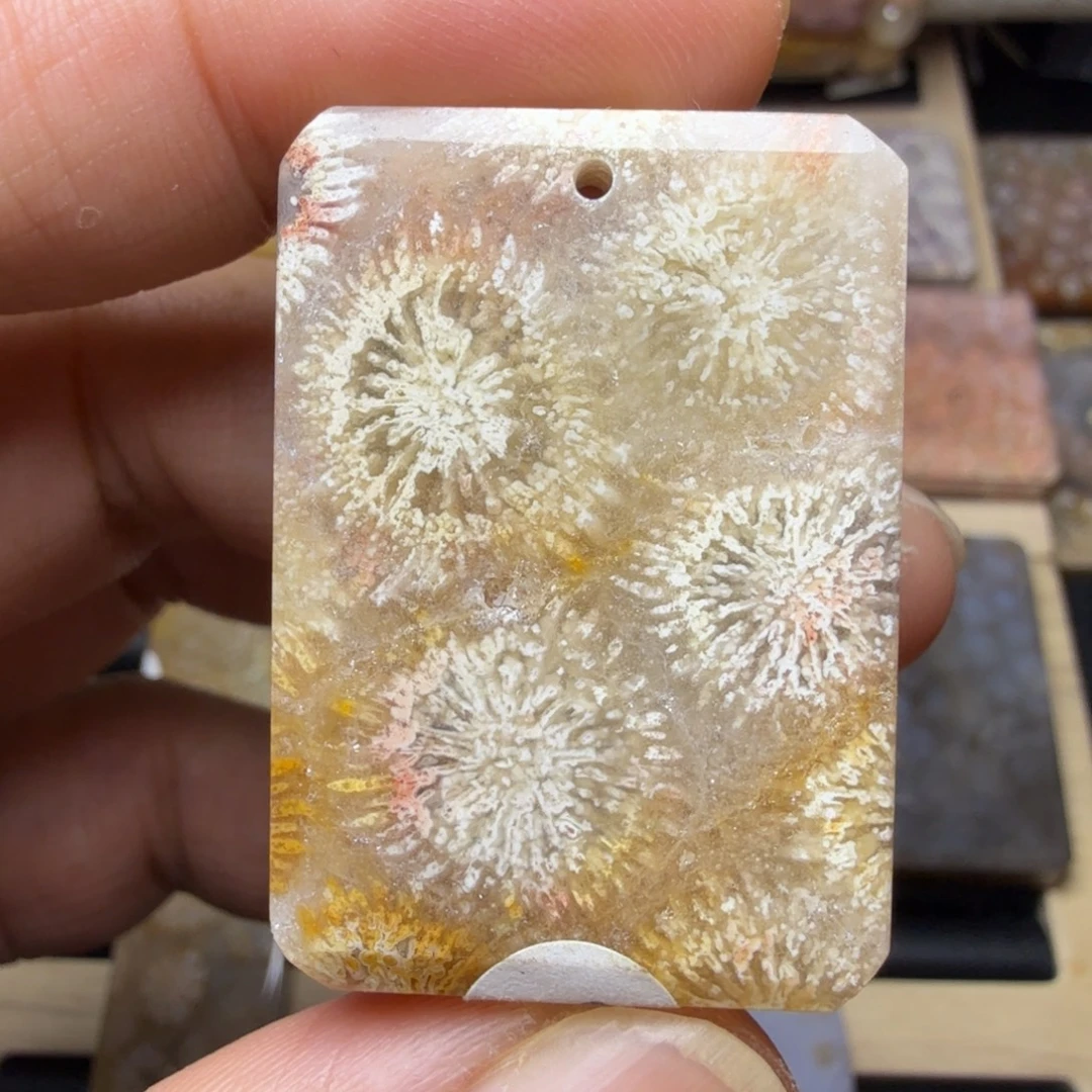 硅化玉未镶嵌纯天然色有机玉石保真色