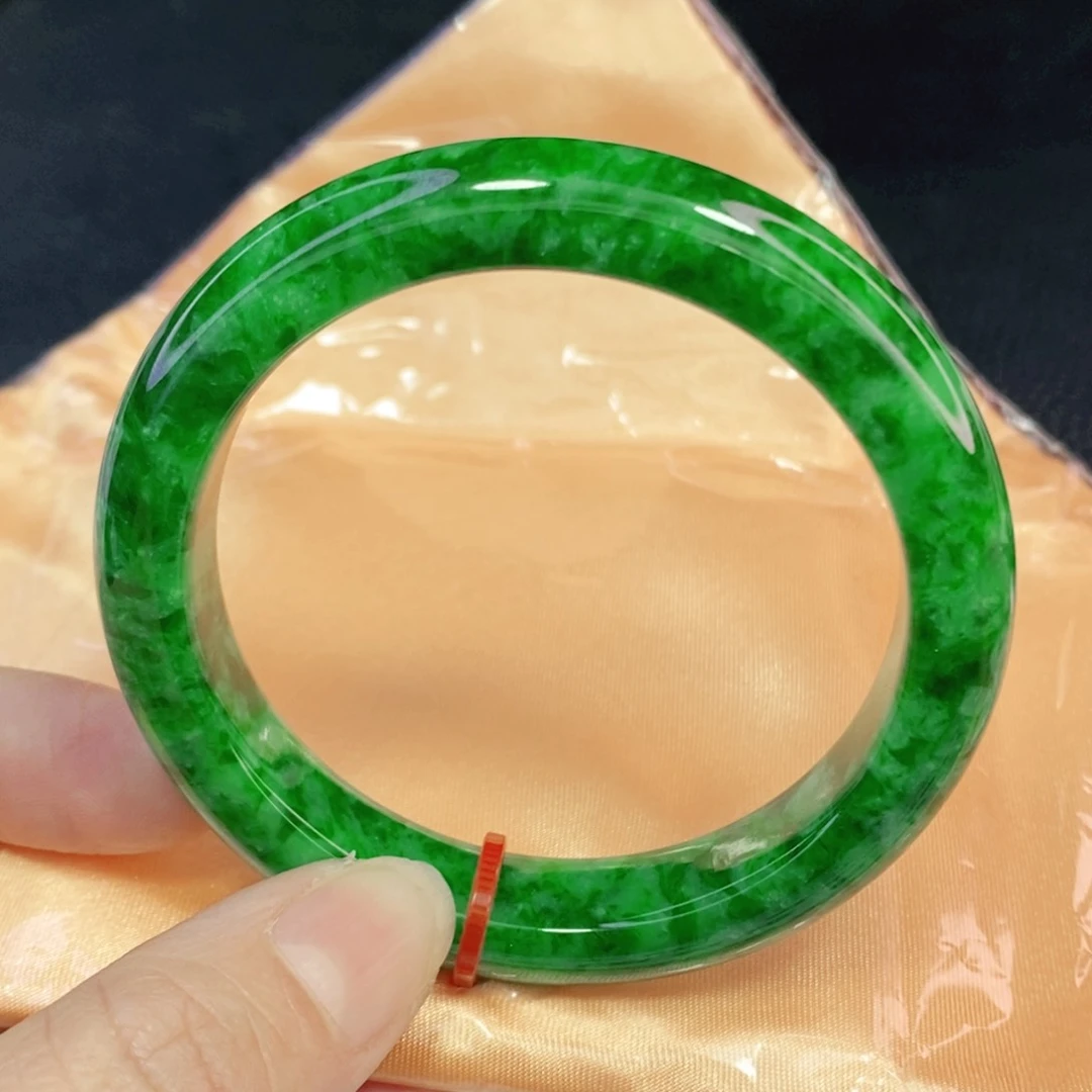 未镶嵌手镯翡翠金*豆54.3正圈