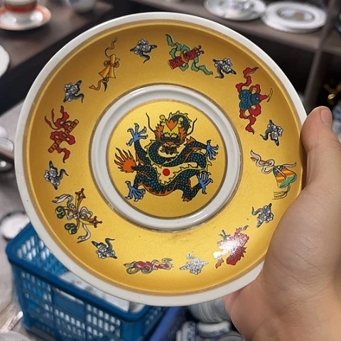 陶瓷6寸碟一个陶瓷