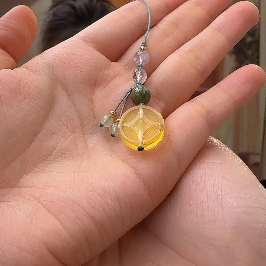 蜜蜡未镶嵌吊坠(赠链)