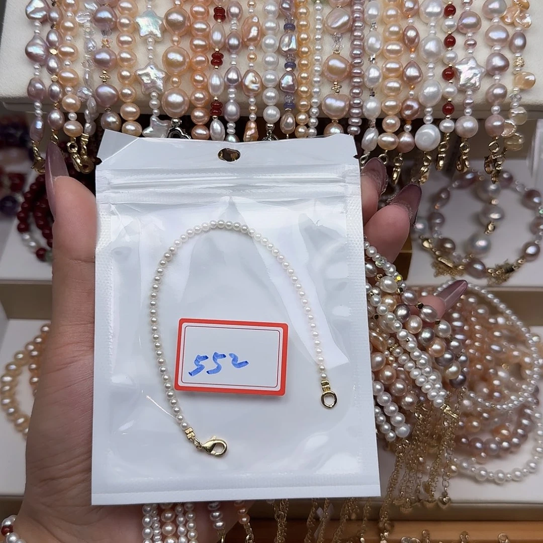 燕***子手绳钛钢淡水珍珠