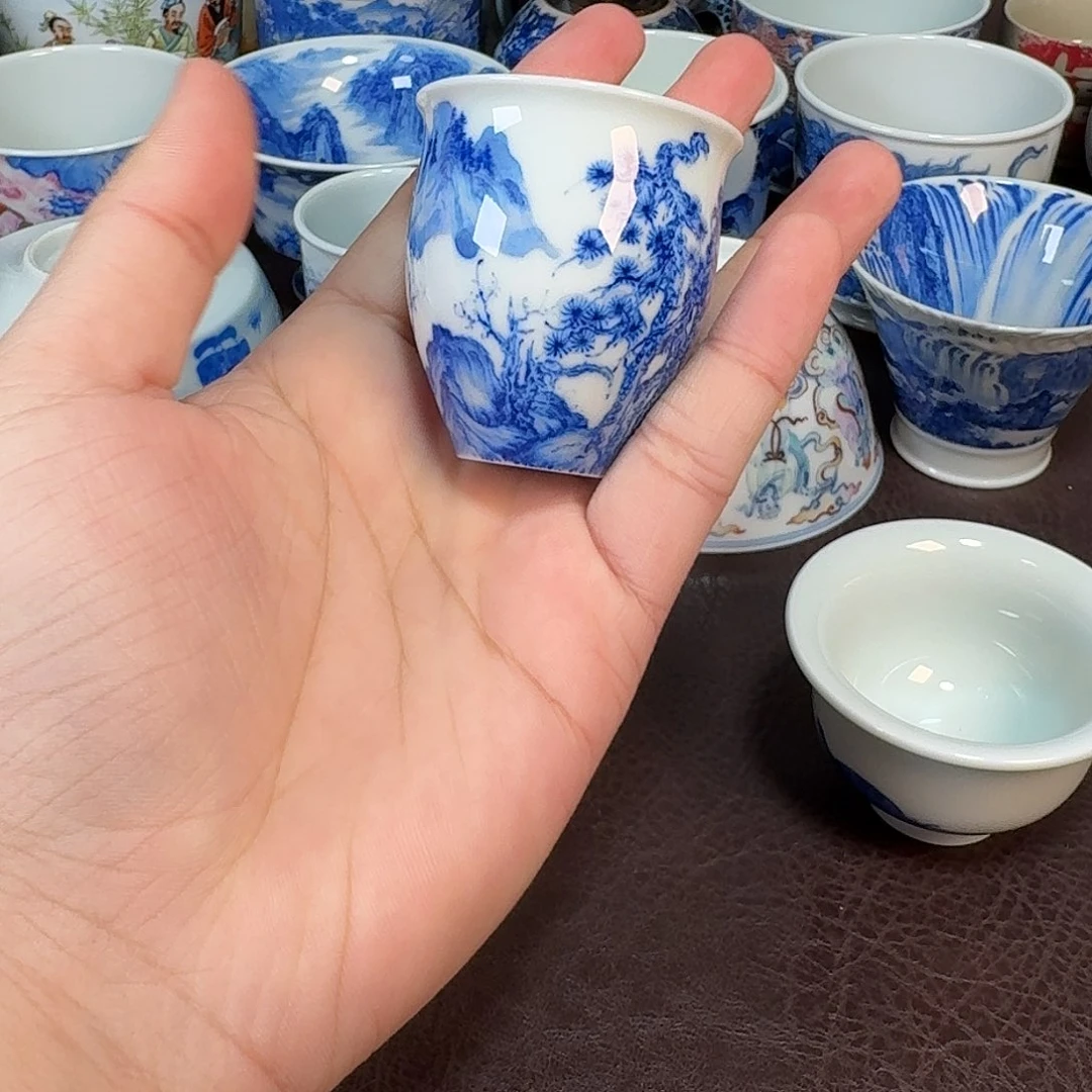 o***o现代景德镇陶瓷盖碗