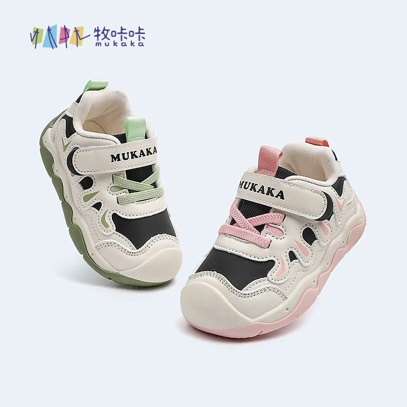 牧咔咔防滑秋季男女童轻便运动鞋软底中小童欧若假日风鞋子童鞋