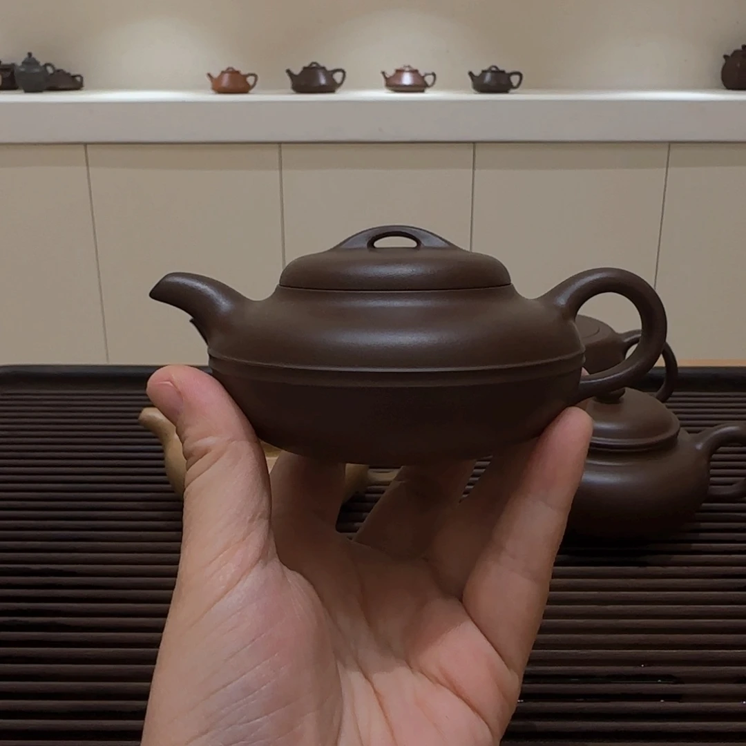 过***力茶壶紫砂线圆微瑕1111