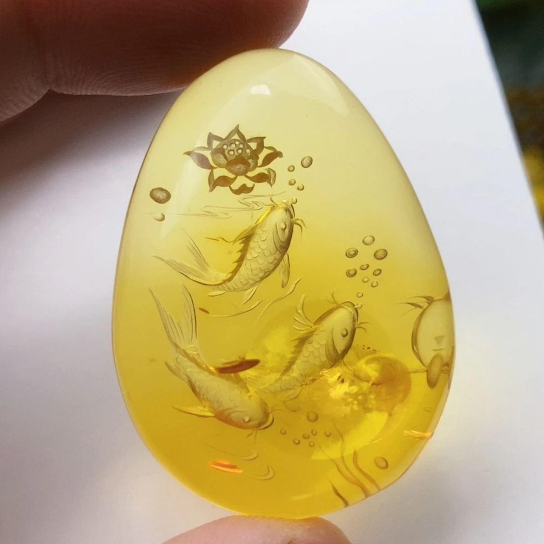【闪购商品】金珀吊坠(不含链)未镶嵌