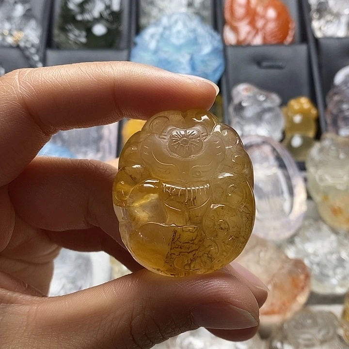 颈饰水晶未镶嵌水晶吊坠