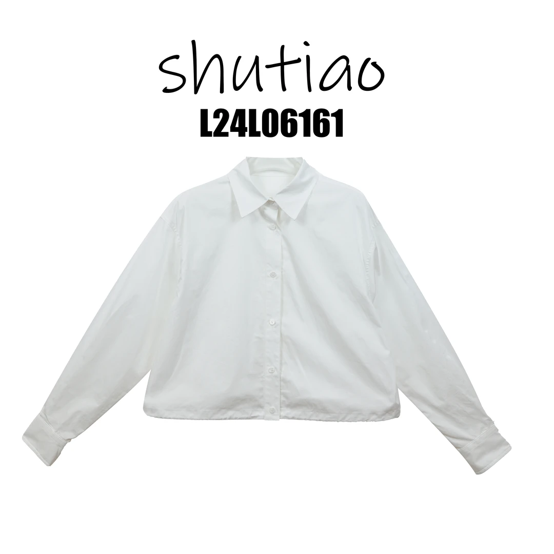 【SHUTIAO】2025夏季：新款小众设计款衬衫L24L06161