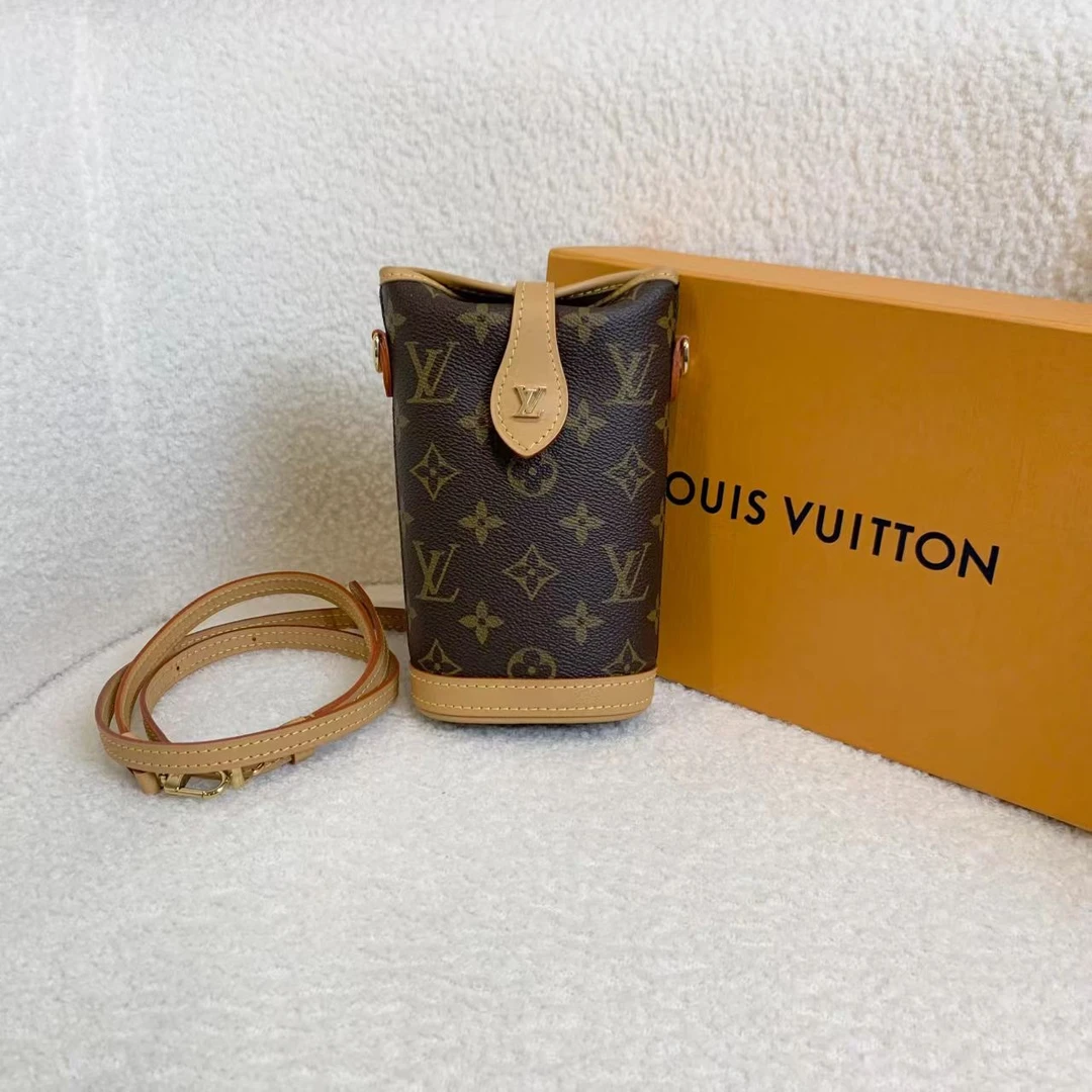 99新 LouisVuitton/路易威登 壹臻/老花mini薯条包 芯片 85482812