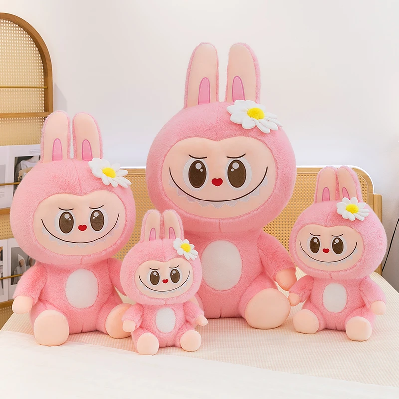 樱花粉色布布可爱兔子毛绒玩具玩偶超软抱枕女生娃娃公仔生日礼物
