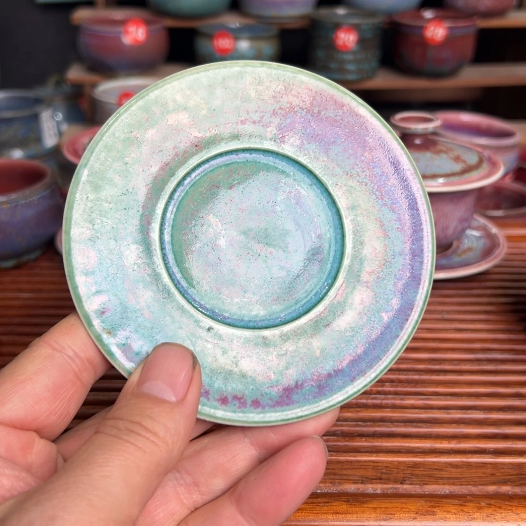 粒***苦手工制作钧窑茶器