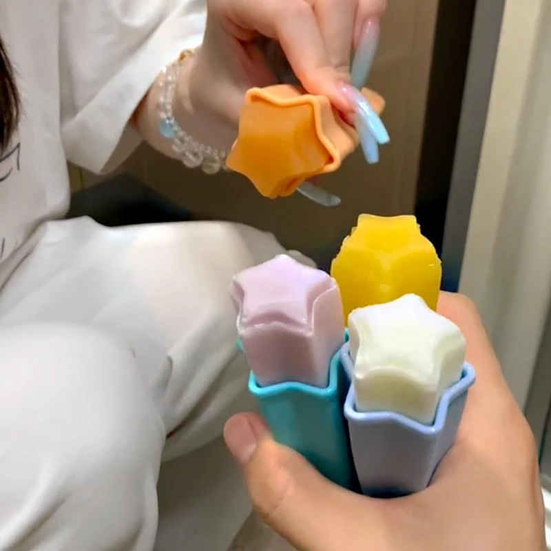 星星棒棒冰雪糕模具冰格软硅胶食品级家用冰淇淋模具