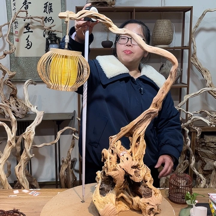 木杜鹃根根艺摆件7