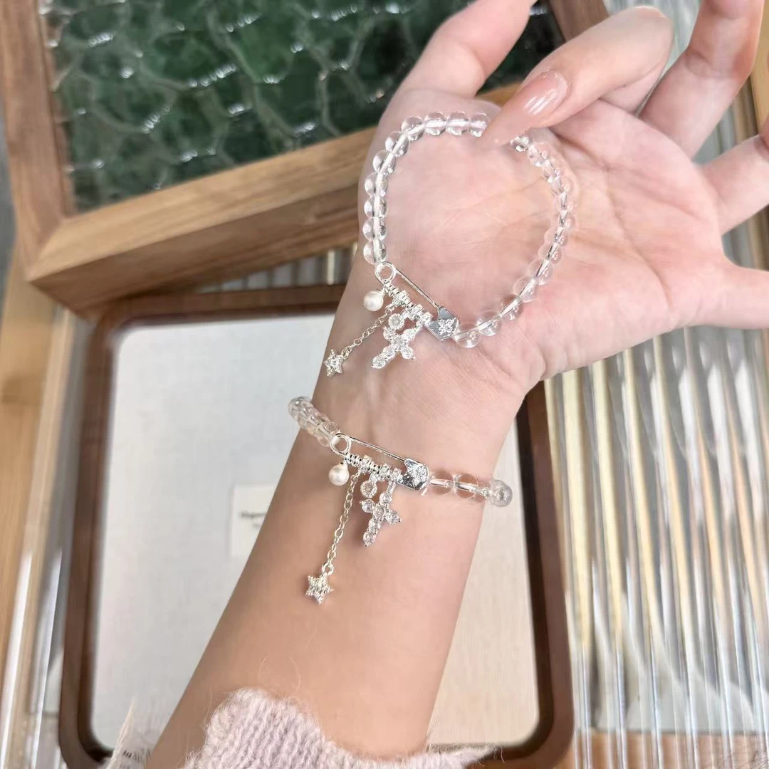 【冰魄】天然白水晶手链