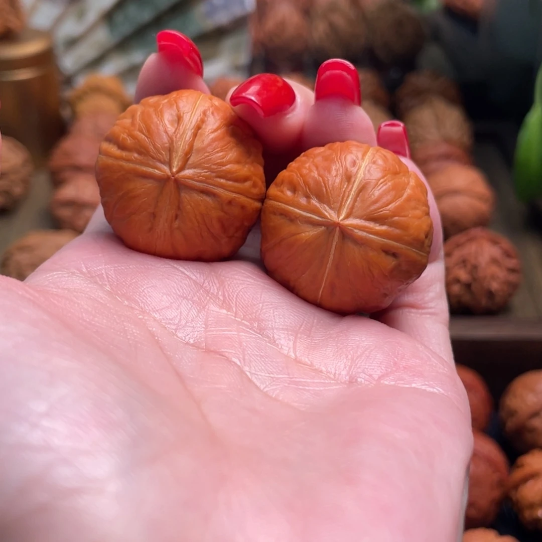 把件文玩核桃南瓜墩四棱