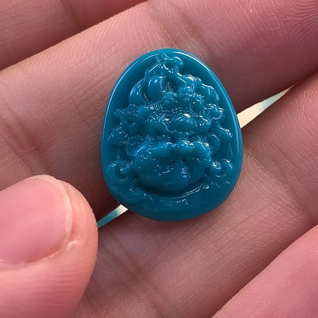 未镶嵌绿松石珠宝奇石