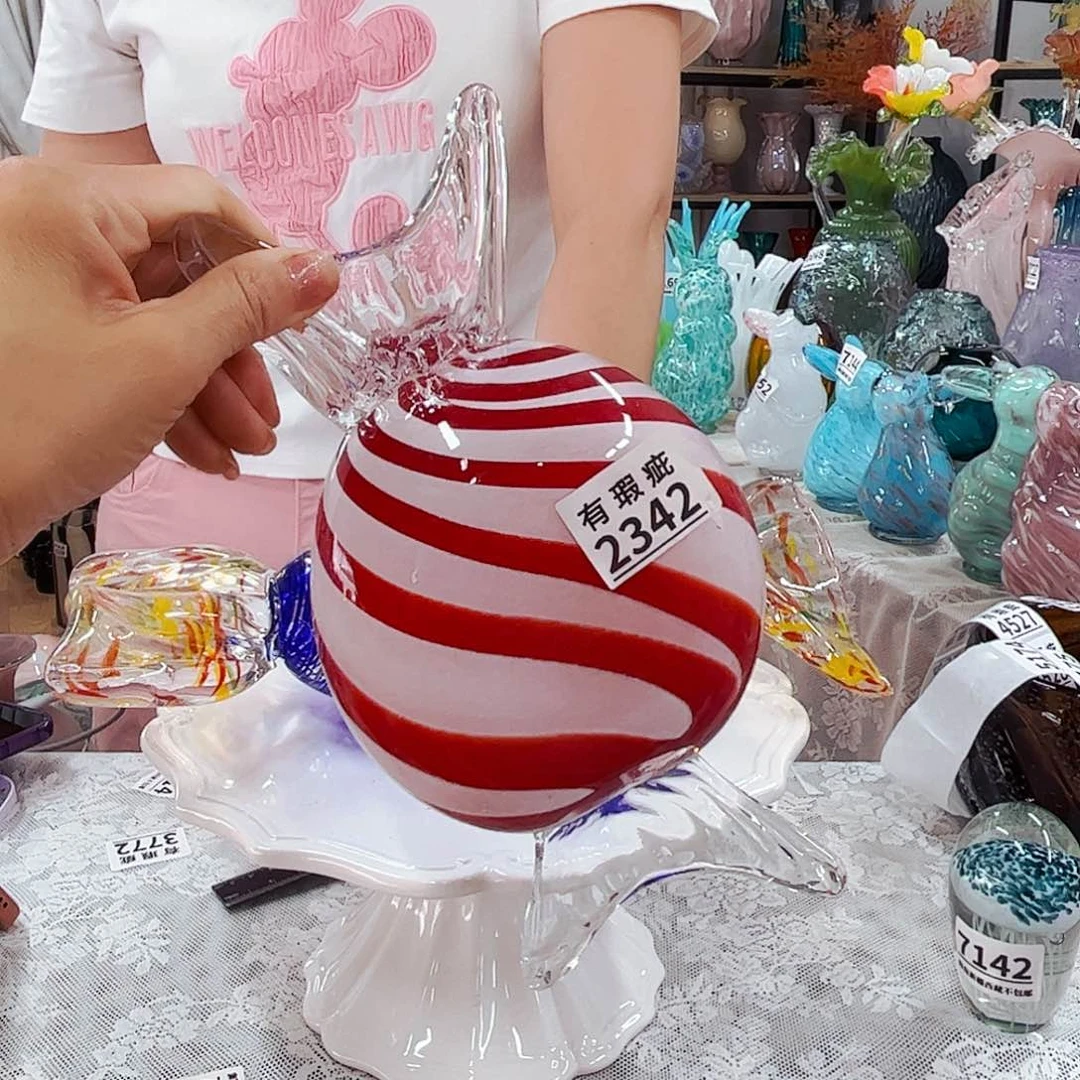 2342微瑕 家悦琉璃摆件福利