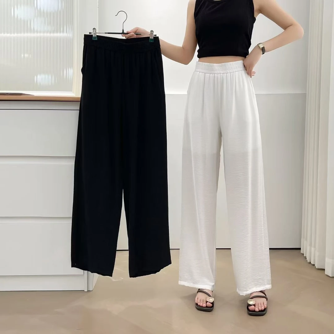 CC大码】夏季新款显瘦直筒裤2537时尚百搭窄版裤东方洛可可长裤