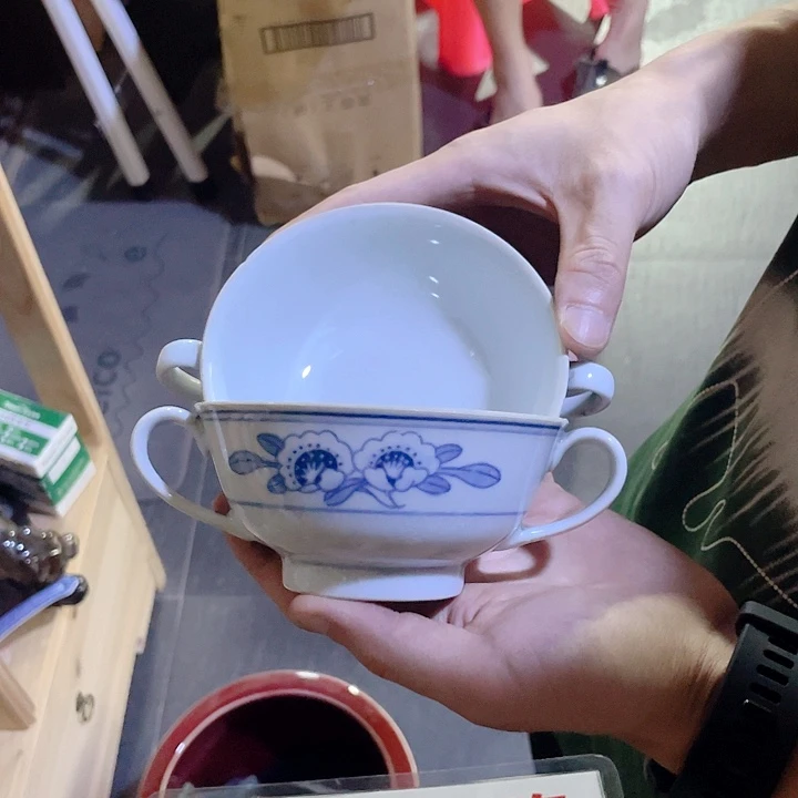 寻***朝瓷片景德镇现代工艺品