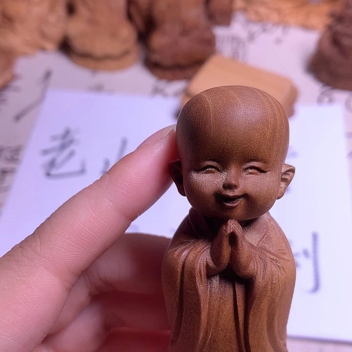 檀香木小无忧和尚