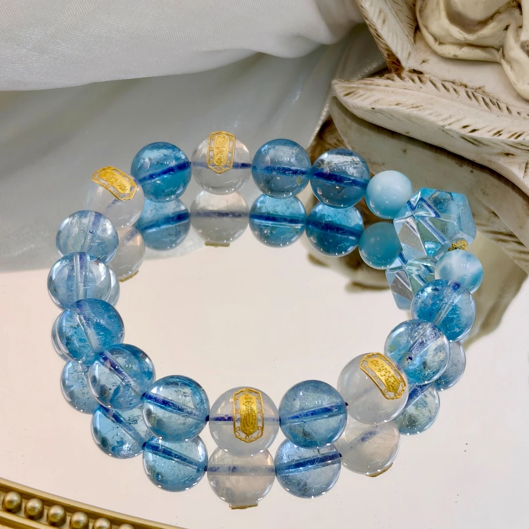 【晟伊】枭S18K金配比手串-女款（多样性发一）