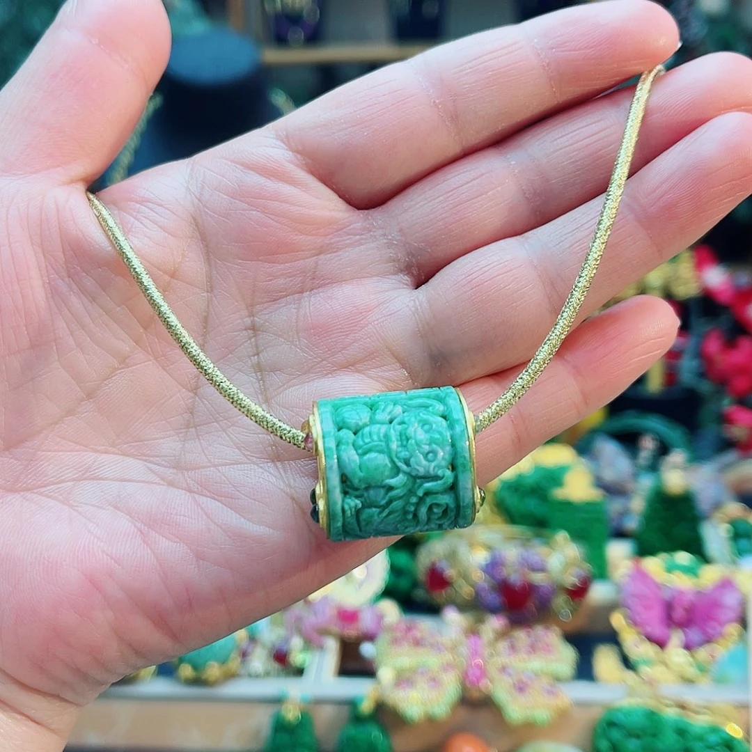 颈饰合金翡翠48小时鉴赏期