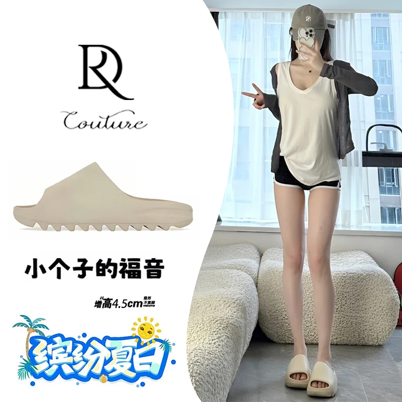 【DR官方正品】侃爷高版椰子拖鞋2025年秋季新款厚底踩屎外穿一字拖