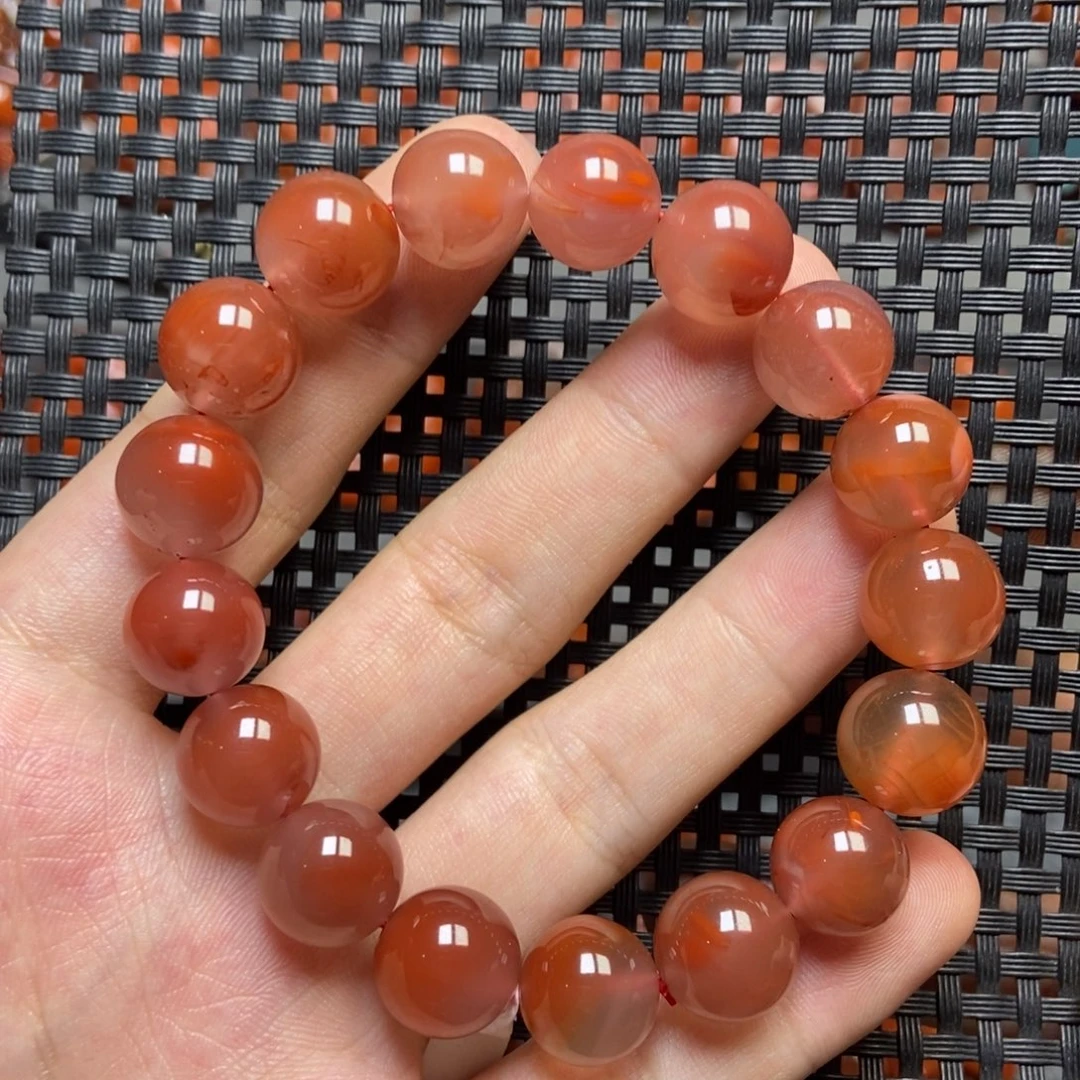 南红玛瑙未镶嵌手串12mm