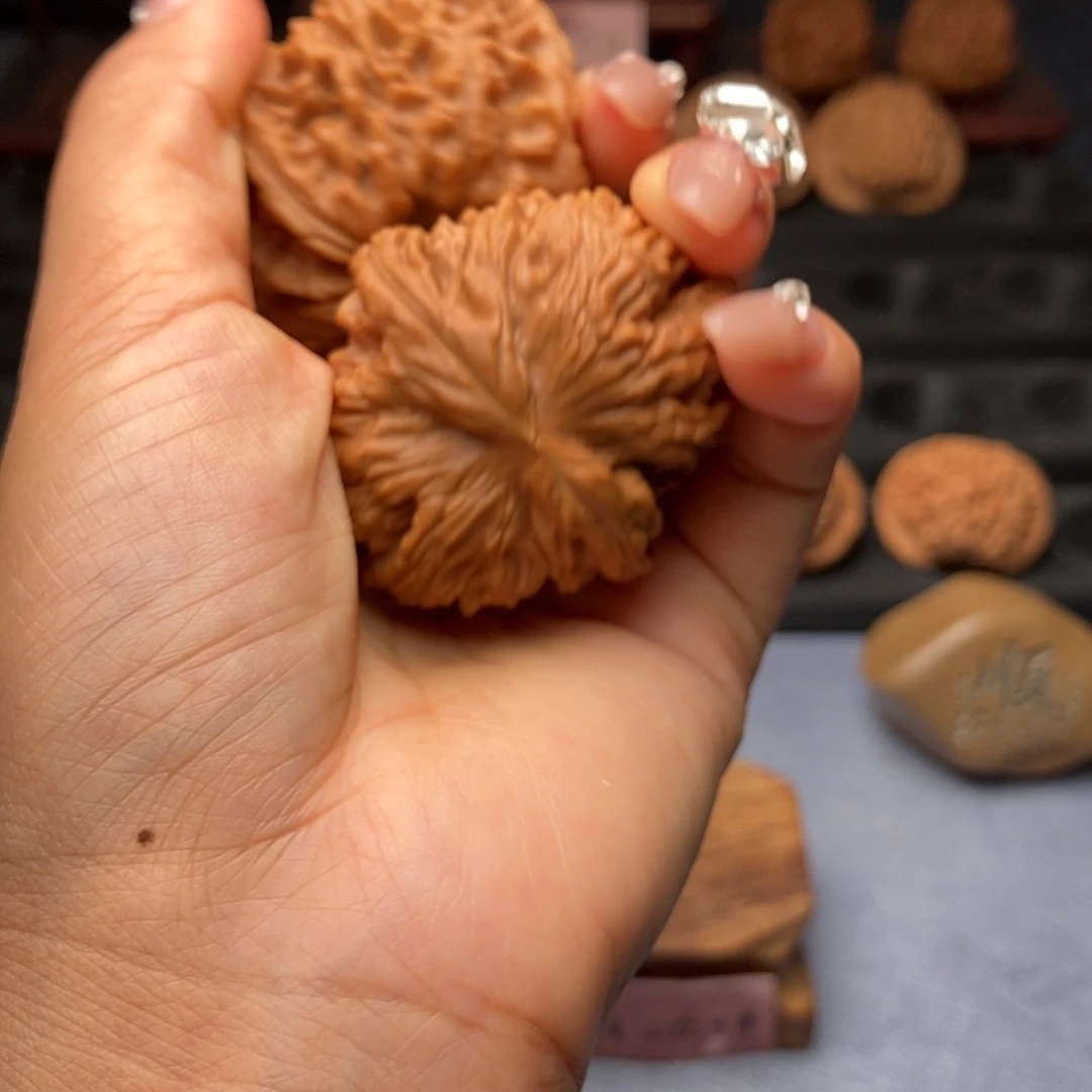 0***6文玩核桃把件麒麟元宝