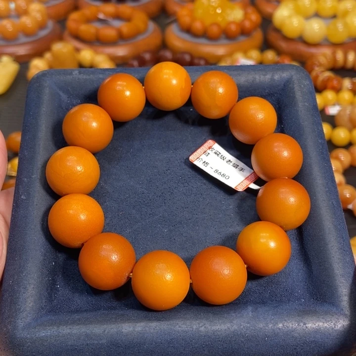 蜜蜡手链未镶嵌W****鸭蜜蜡