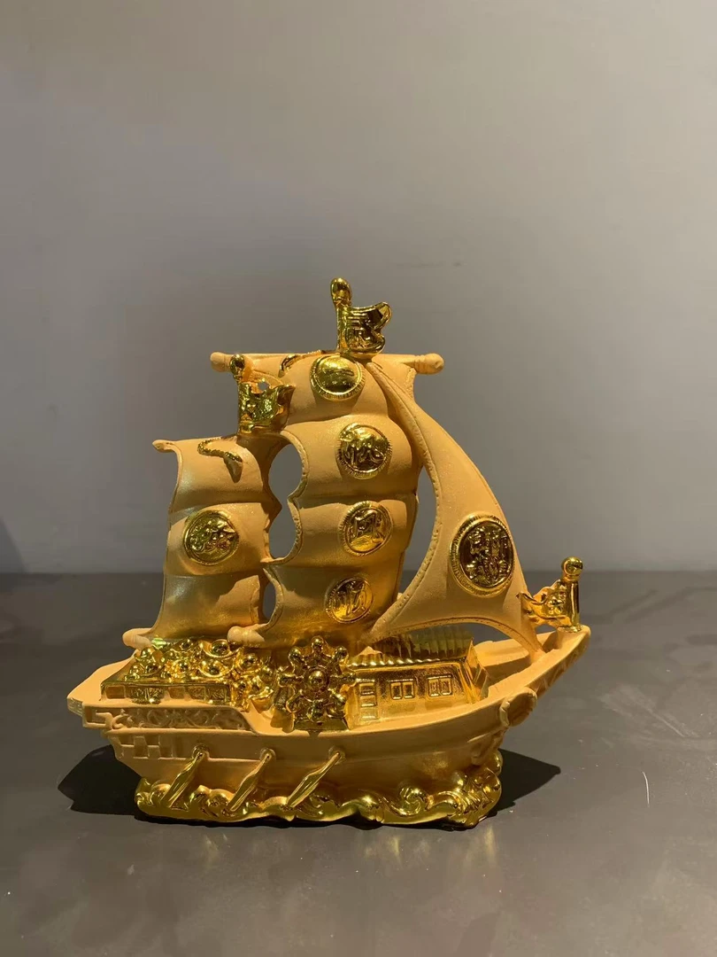 沙金一帆风顺家居桌面摆件办公室开业乔迁礼品