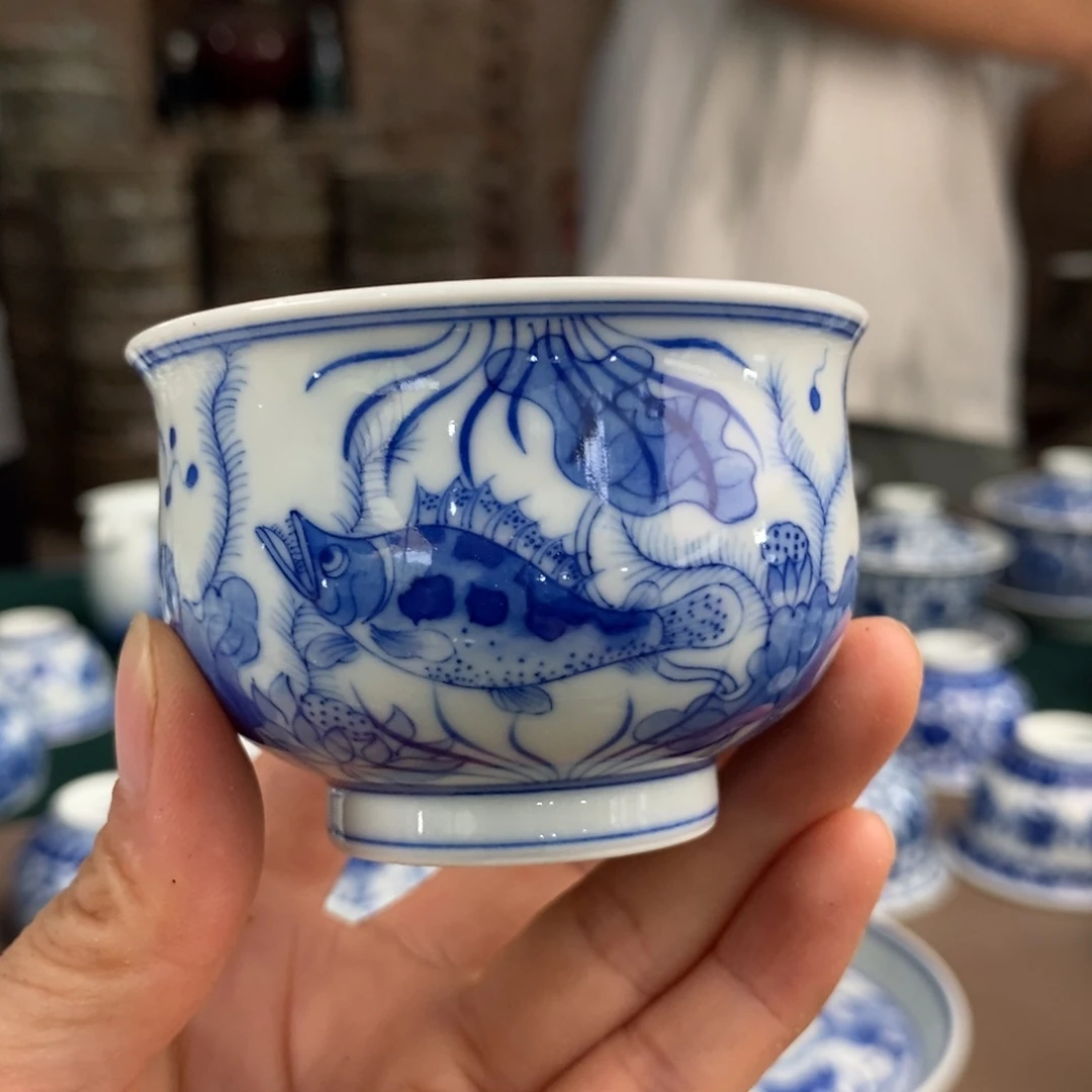 杯景德镇陶瓷手工手绘