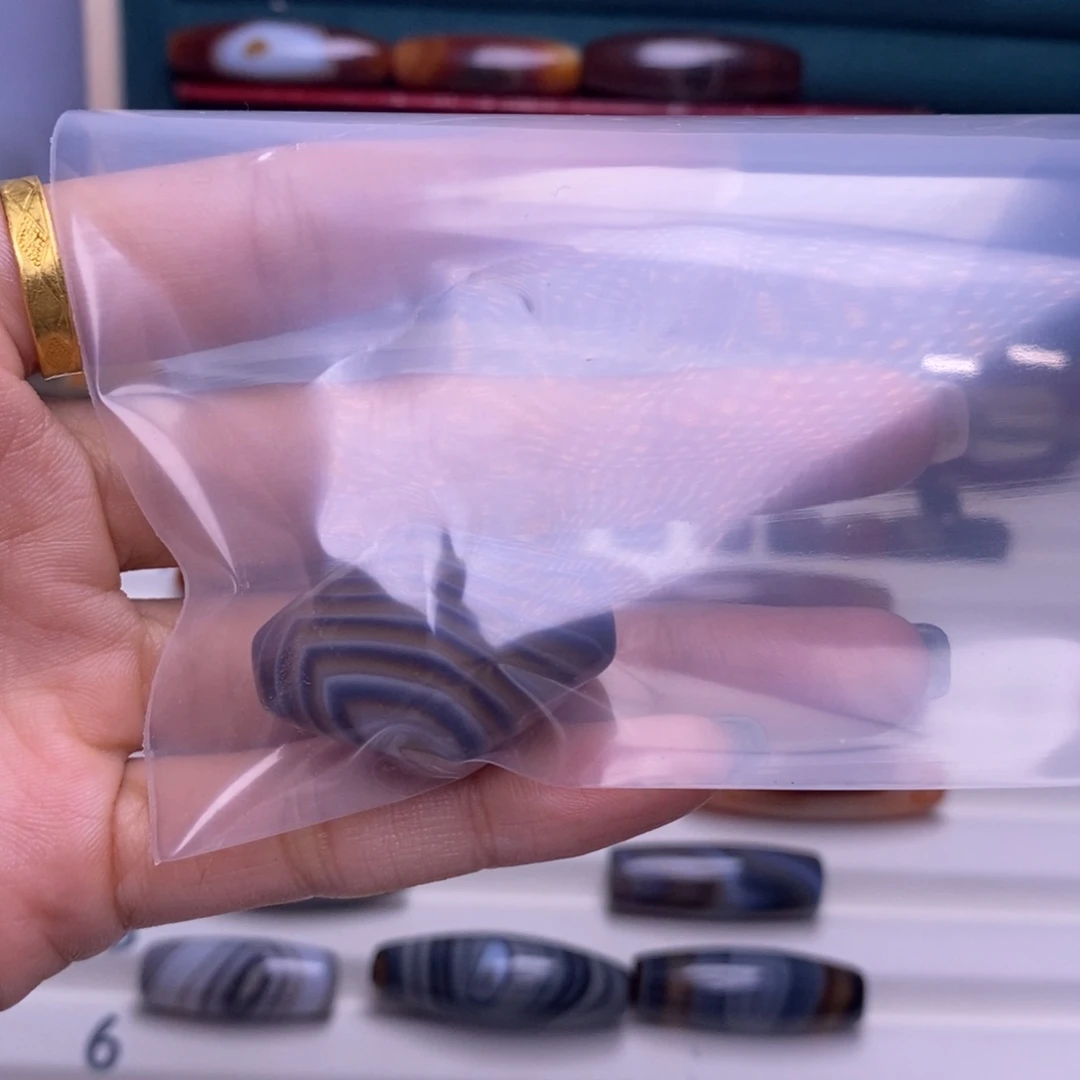 照***清玛瑙/玉髓合金颈饰