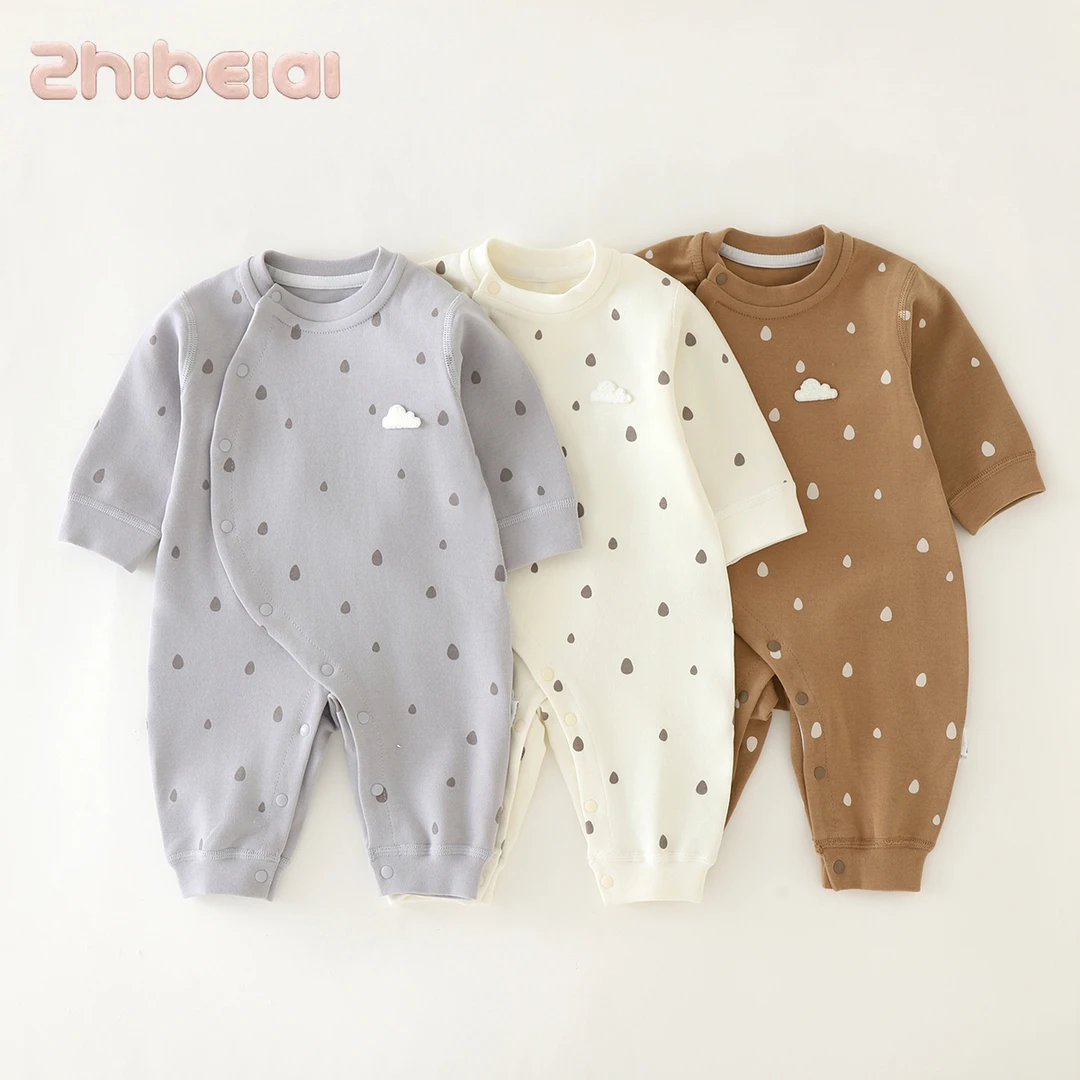 （断码福利不补差）婴幼儿秋冬新款舒绒连体衣全衣无骨