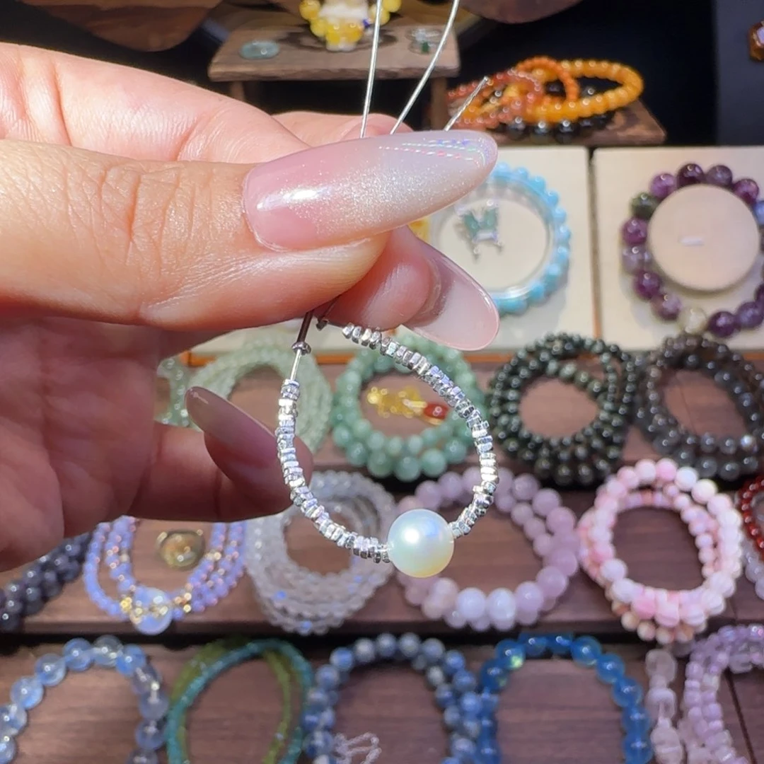 水晶手链未镶嵌眠*泱泱