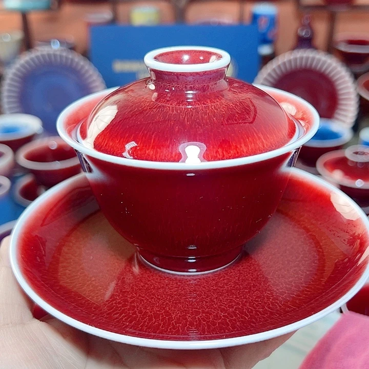 瓷片景德镇品艺轩郎红
