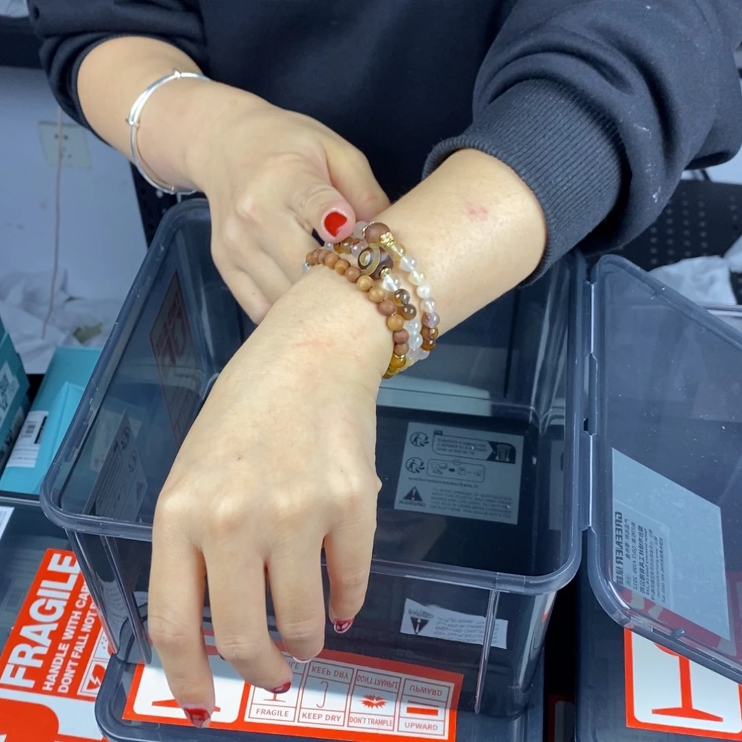 手链银S925镶嵌水晶