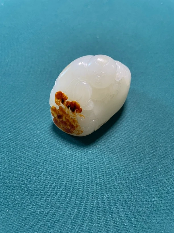 和田玉高枕无忧把件