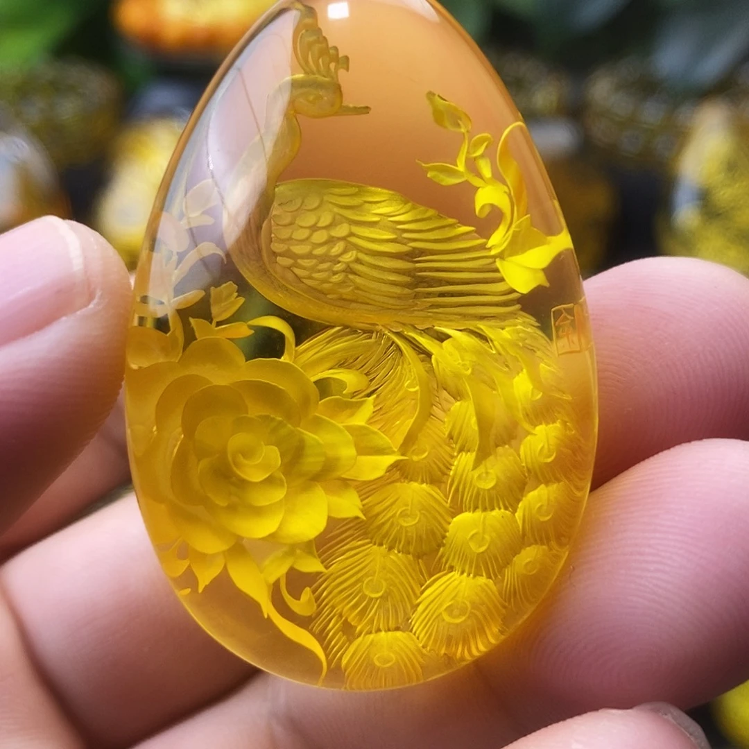 金珀未镶嵌吊坠(不含链)