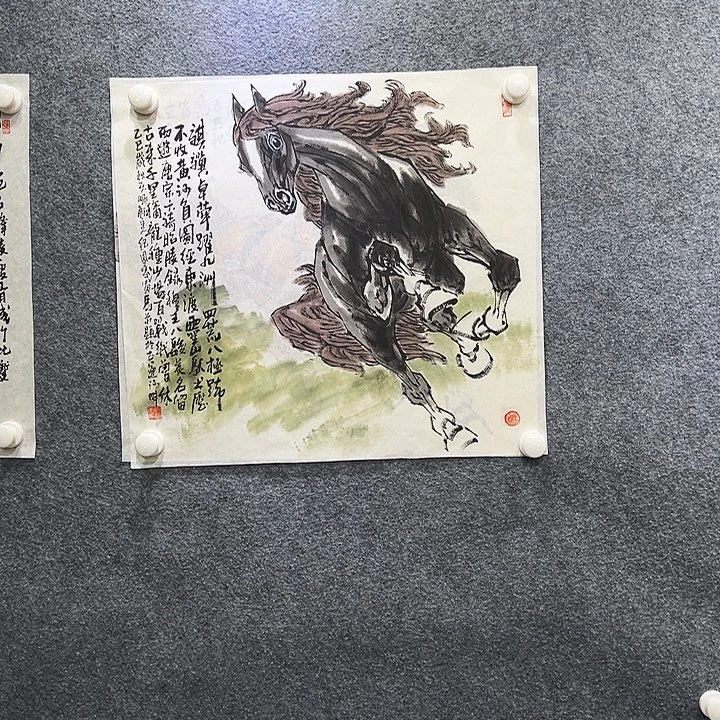 国画知鱼之乐纯手绘