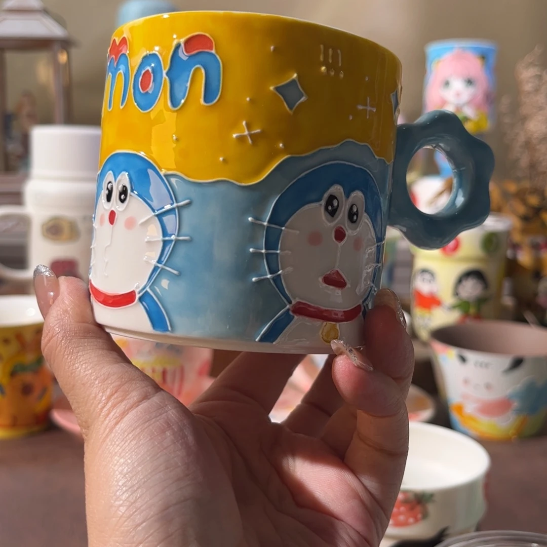 景德镇陶瓷手绘文创水杯