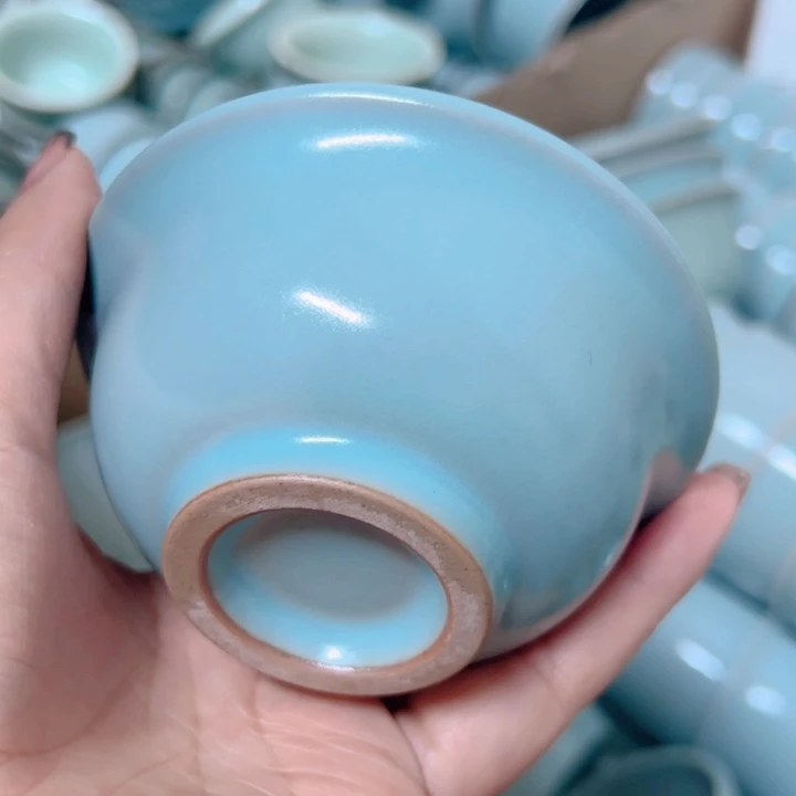 杯汝瓷原产地生产瑕品