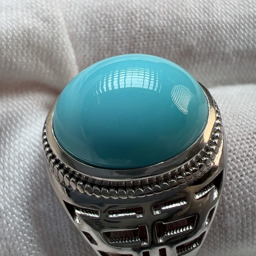 绿松石银S925镶嵌配饰