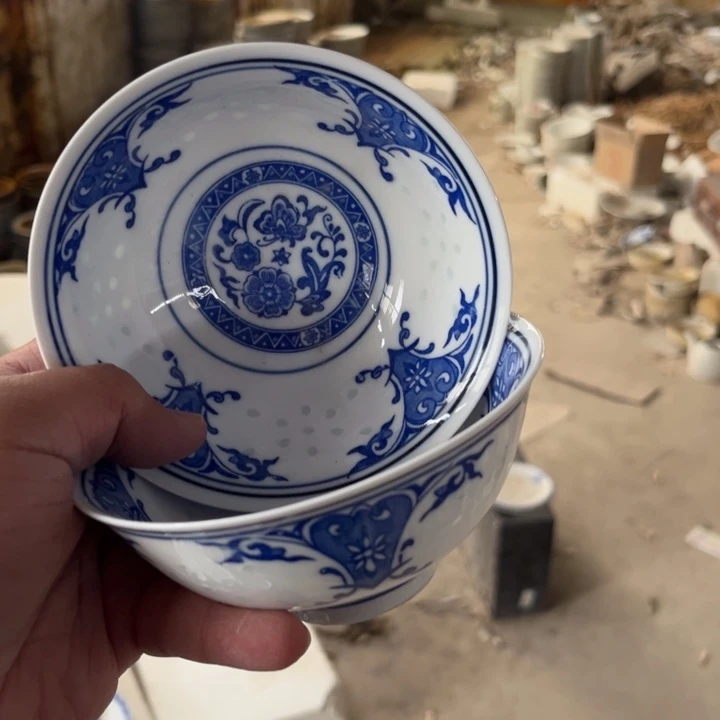 碗陶景德镇高温细白瓷