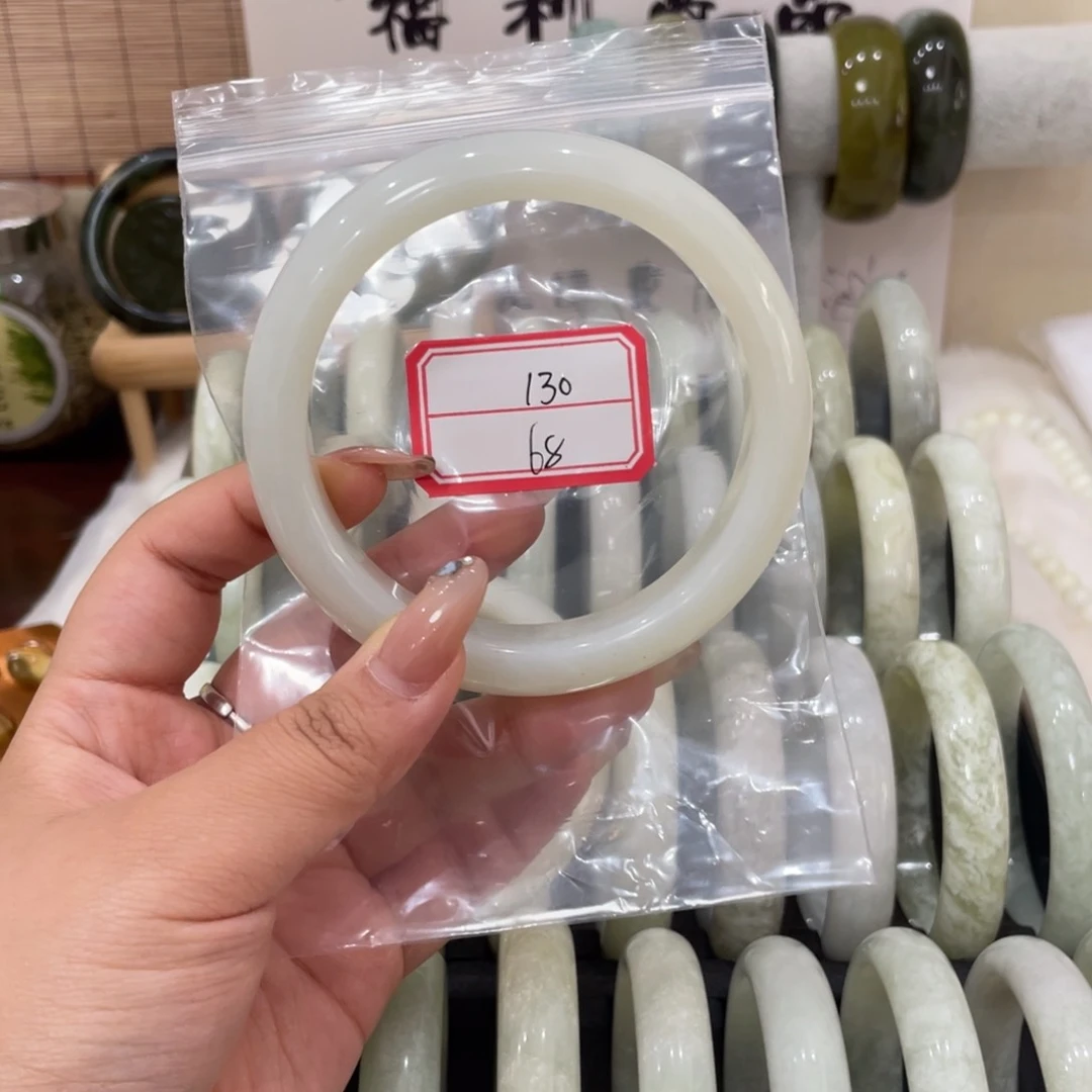 蛇纹石玉未镶嵌手镯賝*