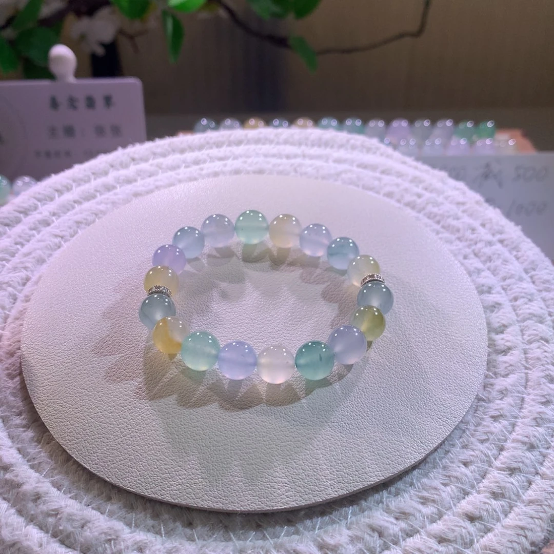 散珠翡翠卡8-9mm冰糖多宝