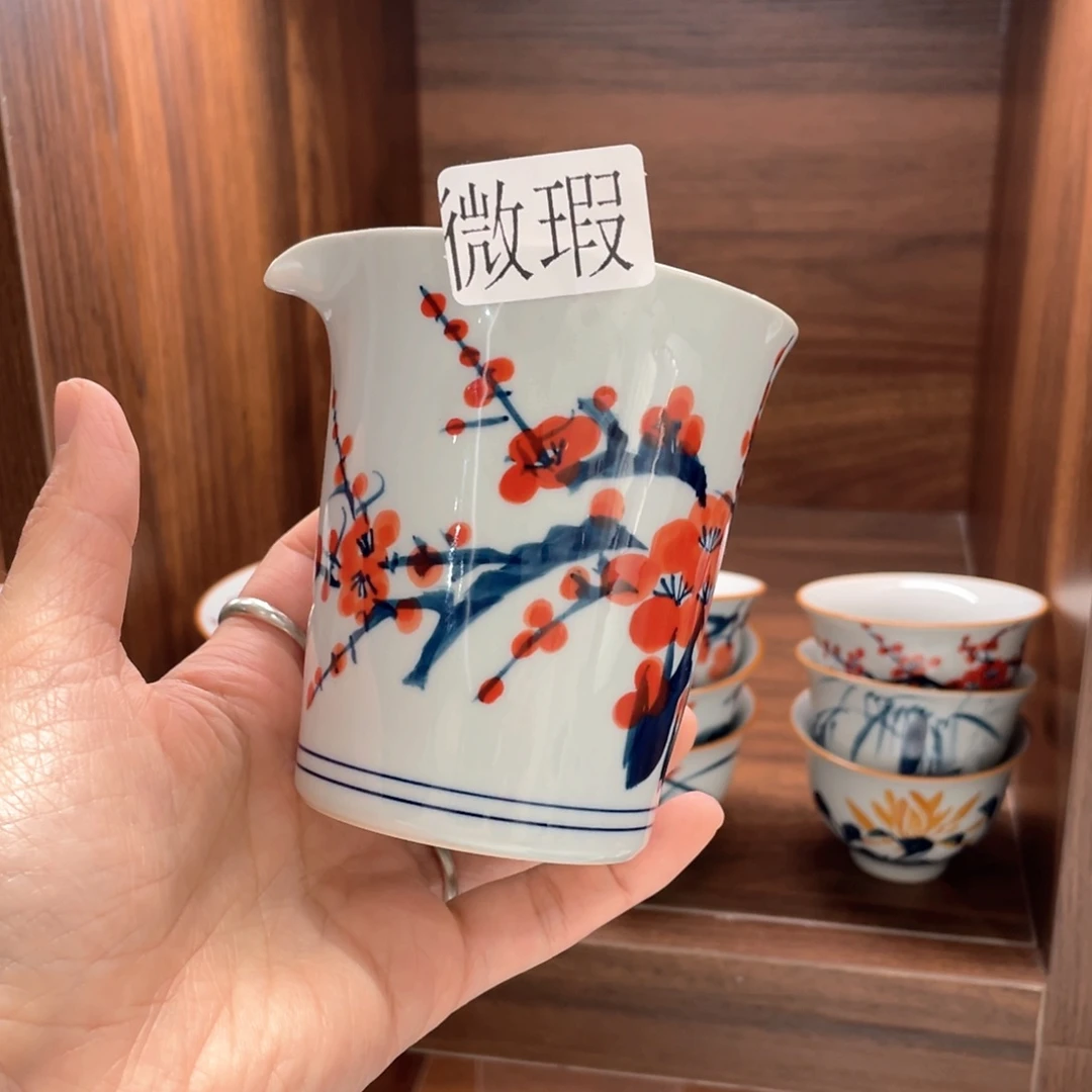 微瑕釉下彩纯手绘